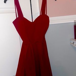Red Carolina formal dress